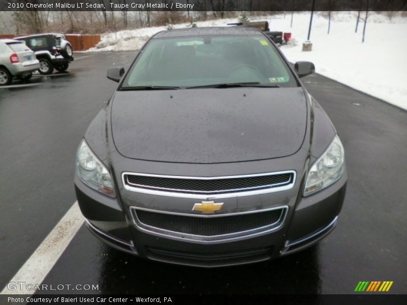 Taupe Gray Metallic / Ebony 2010 Chevrolet Malibu LT Sedan