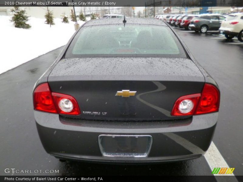 Taupe Gray Metallic / Ebony 2010 Chevrolet Malibu LT Sedan