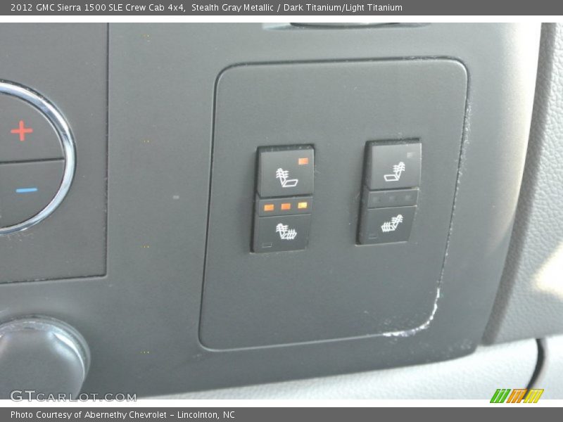Stealth Gray Metallic / Dark Titanium/Light Titanium 2012 GMC Sierra 1500 SLE Crew Cab 4x4