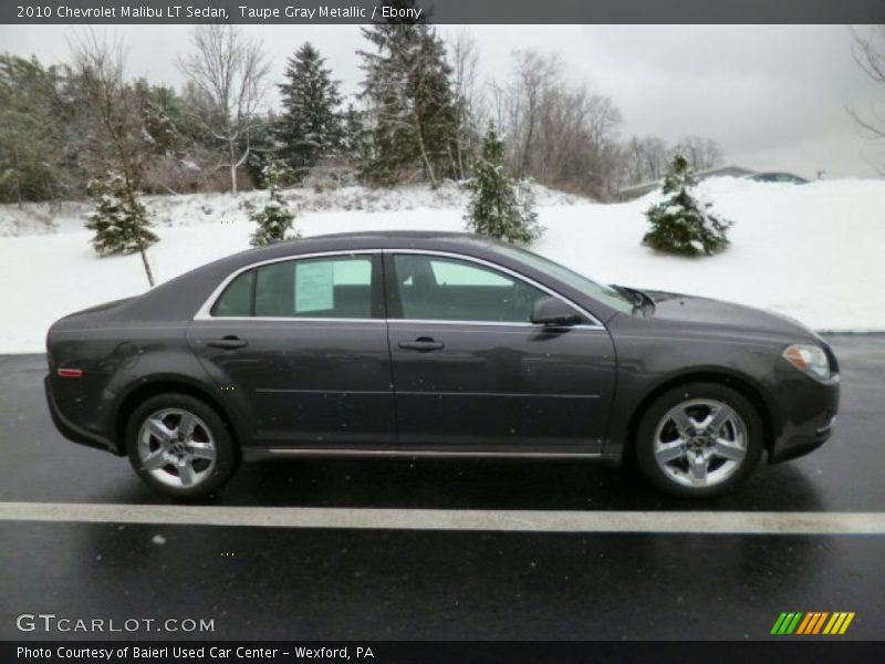 Taupe Gray Metallic / Ebony 2010 Chevrolet Malibu LT Sedan