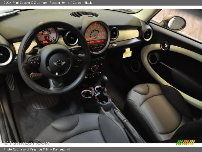 Carbon Black Interior - 2014 Cooper S Clubman 