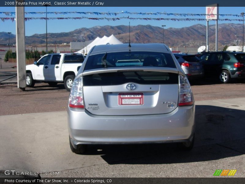 Classic Silver Metallic / Gray 2008 Toyota Prius Hybrid