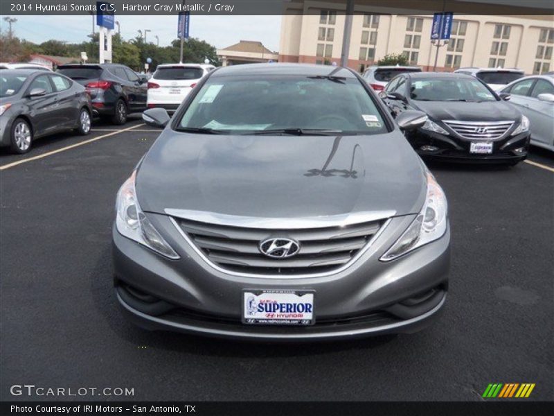 Harbor Gray Metallic / Gray 2014 Hyundai Sonata GLS