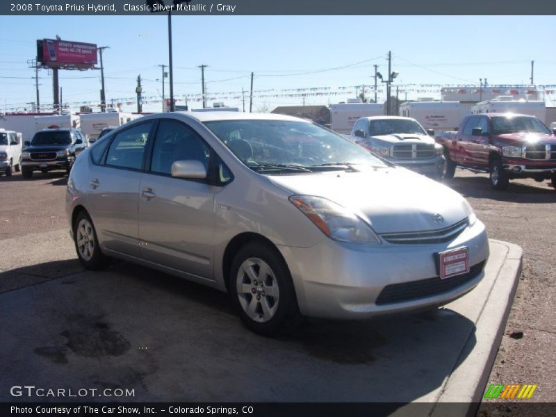 Classic Silver Metallic / Gray 2008 Toyota Prius Hybrid