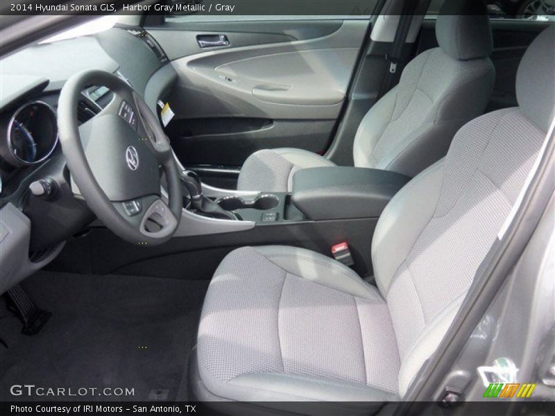 Harbor Gray Metallic / Gray 2014 Hyundai Sonata GLS