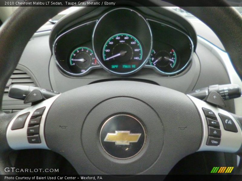 Taupe Gray Metallic / Ebony 2010 Chevrolet Malibu LT Sedan