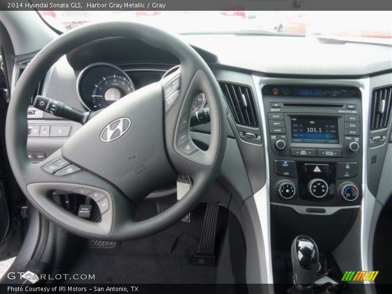 Harbor Gray Metallic / Gray 2014 Hyundai Sonata GLS