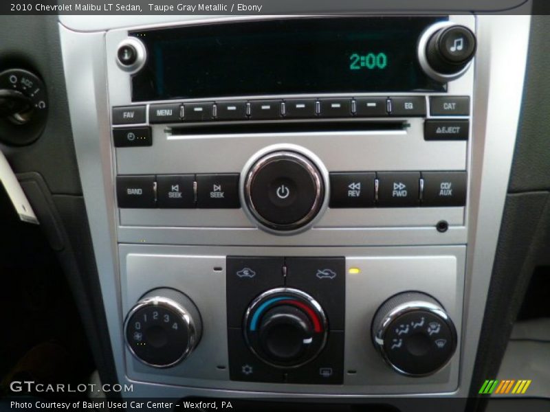 Taupe Gray Metallic / Ebony 2010 Chevrolet Malibu LT Sedan