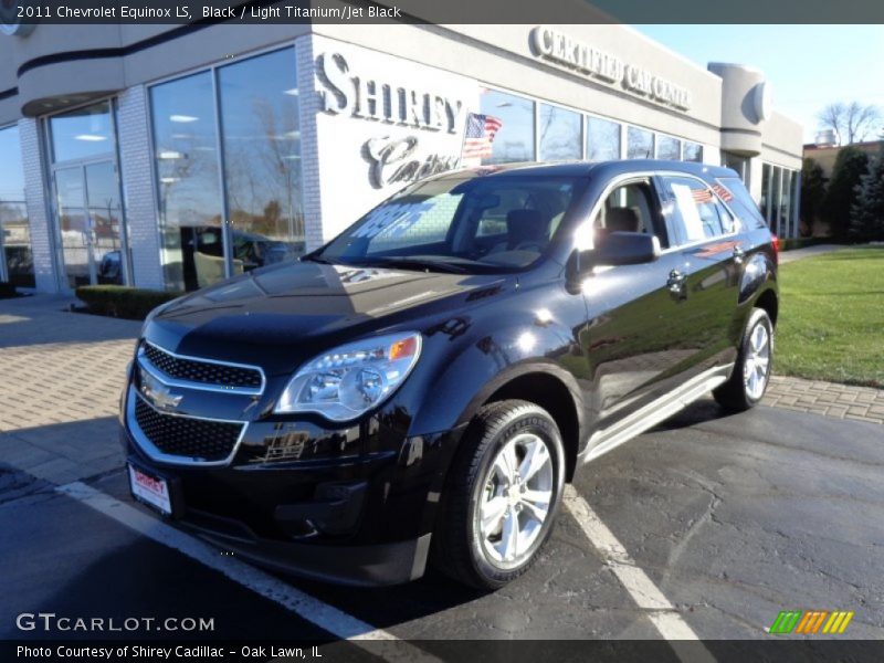 Black / Light Titanium/Jet Black 2011 Chevrolet Equinox LS