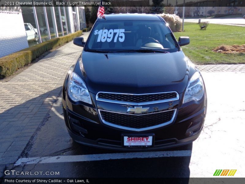 Black / Light Titanium/Jet Black 2011 Chevrolet Equinox LS