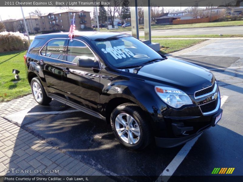 Black / Light Titanium/Jet Black 2011 Chevrolet Equinox LS