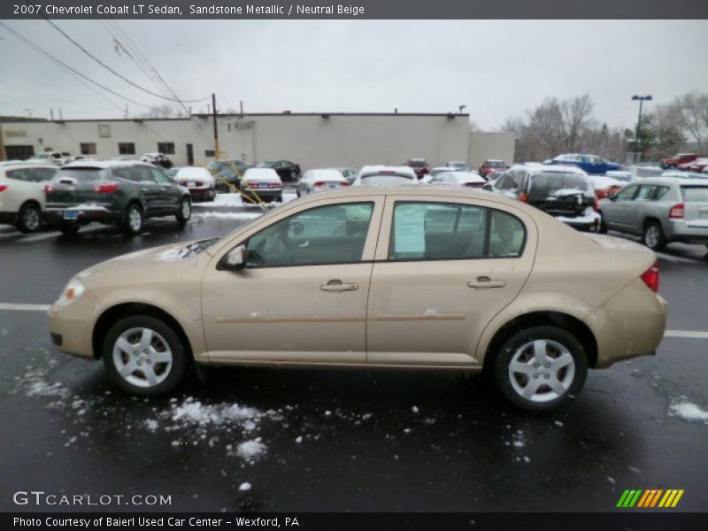 Sandstone Metallic / Neutral Beige 2007 Chevrolet Cobalt LT Sedan
