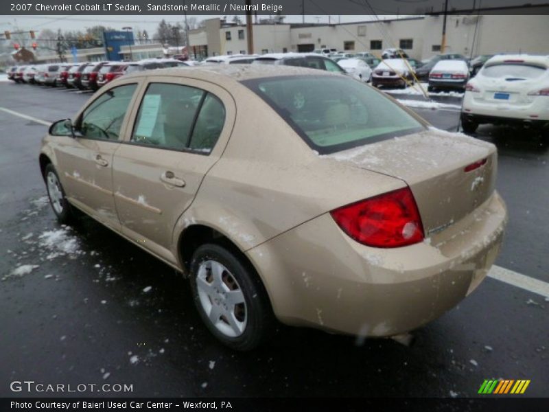 Sandstone Metallic / Neutral Beige 2007 Chevrolet Cobalt LT Sedan