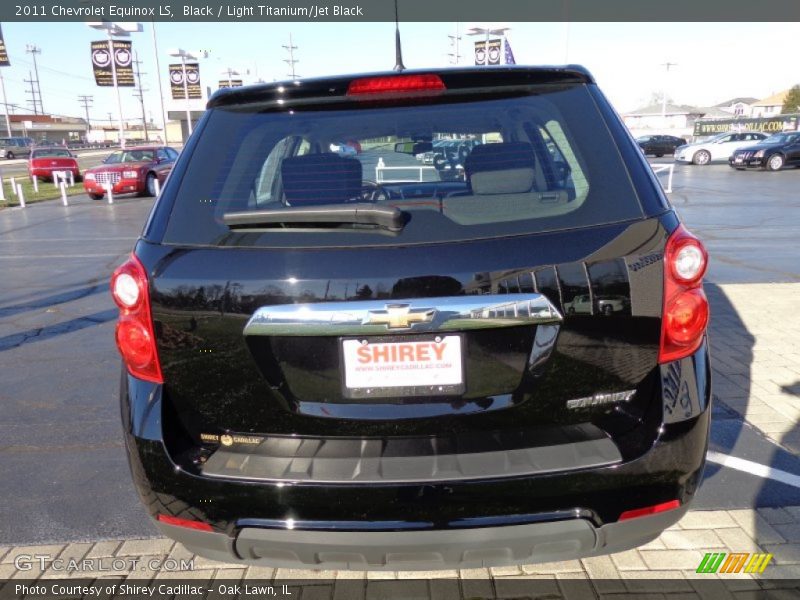 Black / Light Titanium/Jet Black 2011 Chevrolet Equinox LS