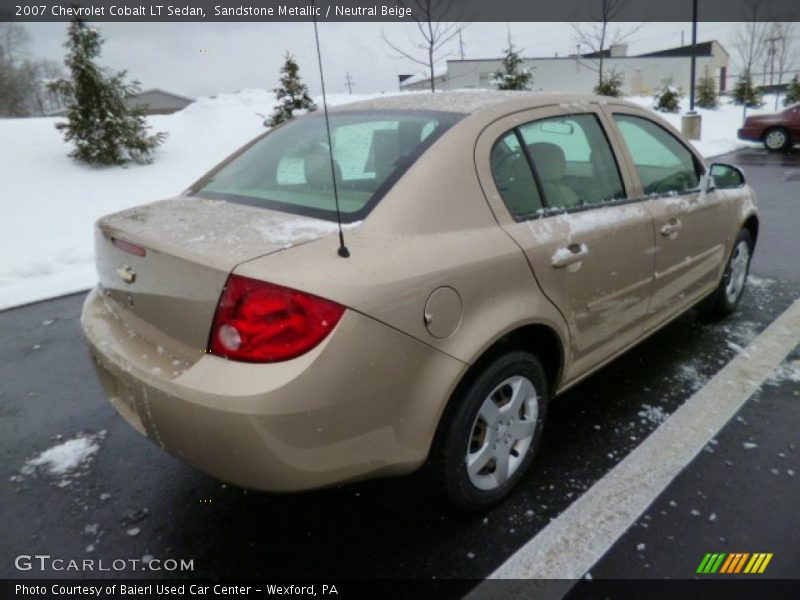 Sandstone Metallic / Neutral Beige 2007 Chevrolet Cobalt LT Sedan