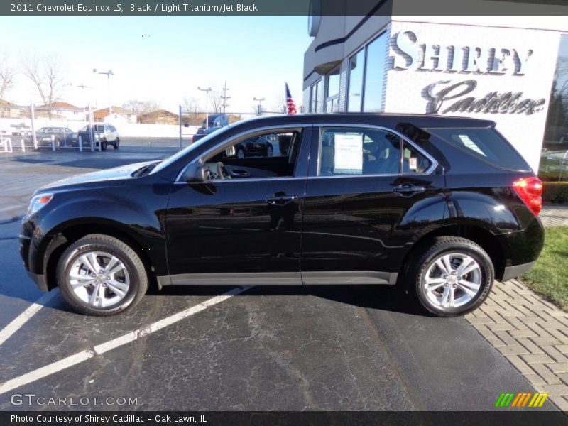 Black / Light Titanium/Jet Black 2011 Chevrolet Equinox LS