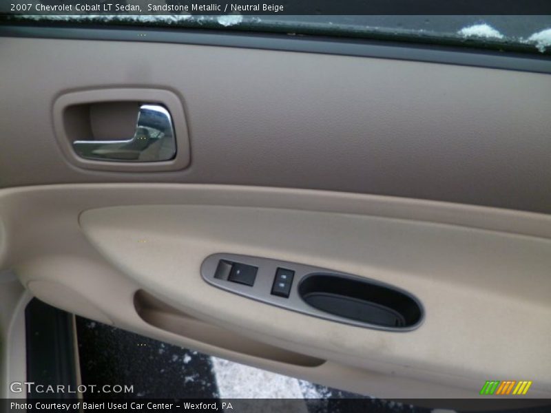 Sandstone Metallic / Neutral Beige 2007 Chevrolet Cobalt LT Sedan