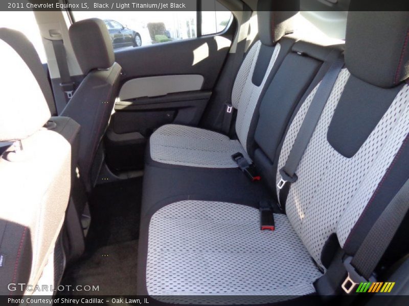 Black / Light Titanium/Jet Black 2011 Chevrolet Equinox LS