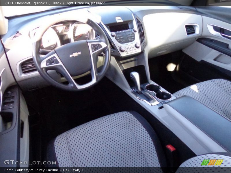 Black / Light Titanium/Jet Black 2011 Chevrolet Equinox LS