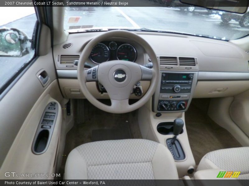 Sandstone Metallic / Neutral Beige 2007 Chevrolet Cobalt LT Sedan