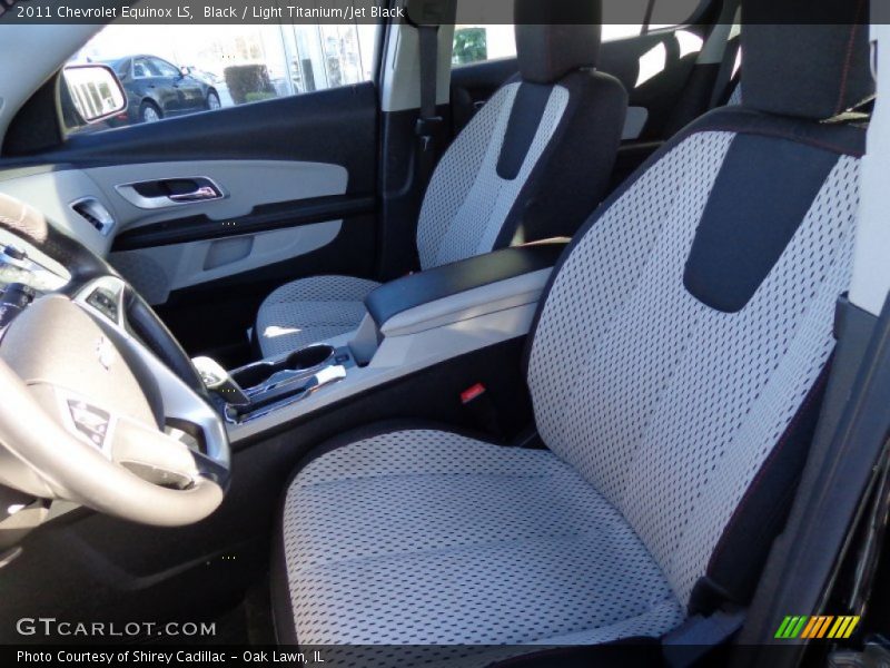 Black / Light Titanium/Jet Black 2011 Chevrolet Equinox LS