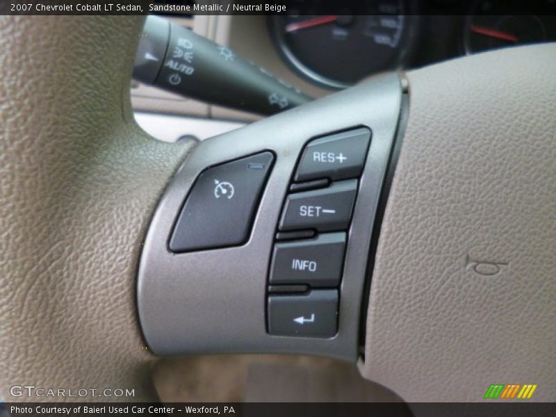 Sandstone Metallic / Neutral Beige 2007 Chevrolet Cobalt LT Sedan