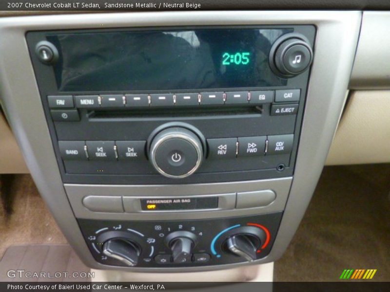 Sandstone Metallic / Neutral Beige 2007 Chevrolet Cobalt LT Sedan