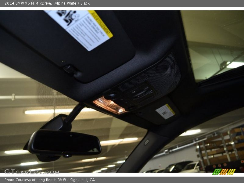 Alpine White / Black 2014 BMW X6 M M xDrive