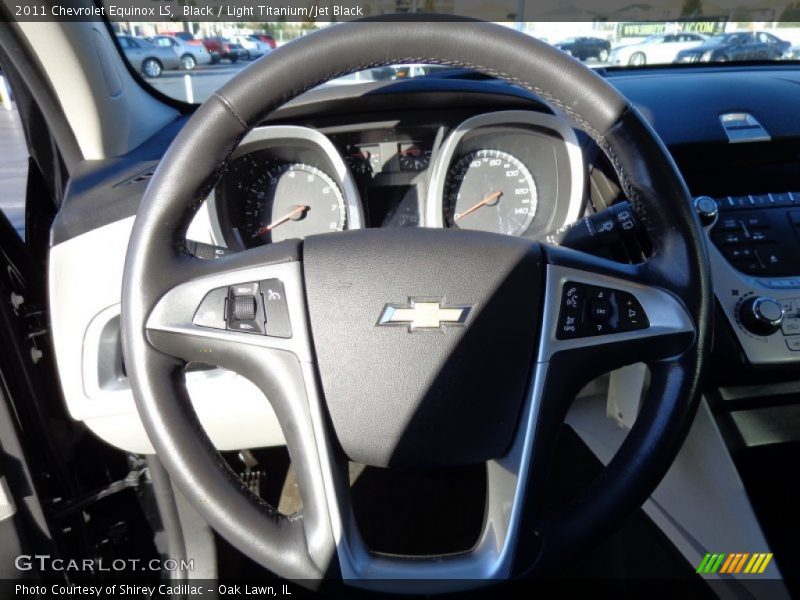 Black / Light Titanium/Jet Black 2011 Chevrolet Equinox LS
