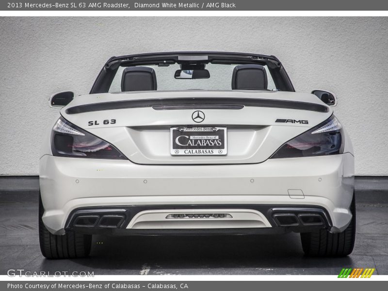 Diamond White Metallic / AMG Black 2013 Mercedes-Benz SL 63 AMG Roadster