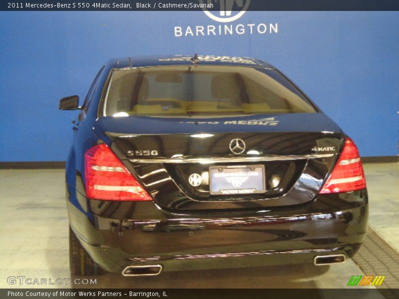 Black / Cashmere/Savanah 2011 Mercedes-Benz S 550 4Matic Sedan