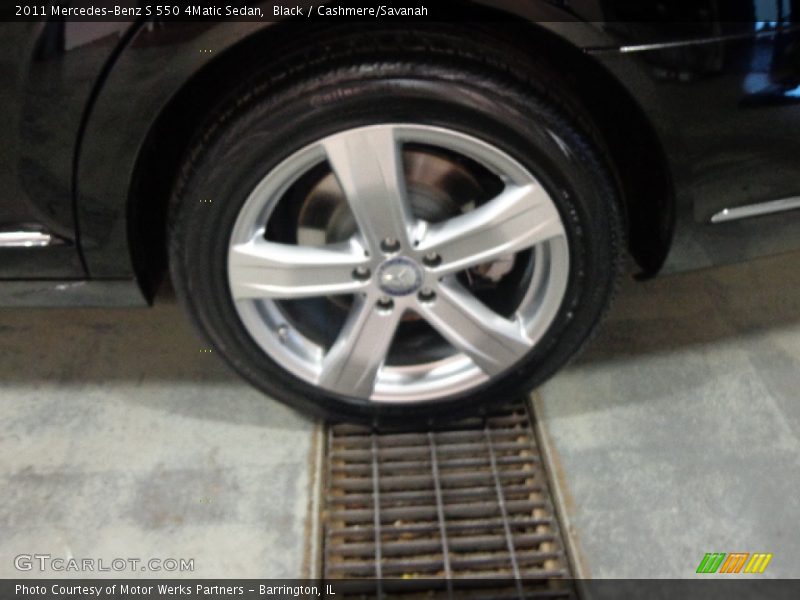 Black / Cashmere/Savanah 2011 Mercedes-Benz S 550 4Matic Sedan