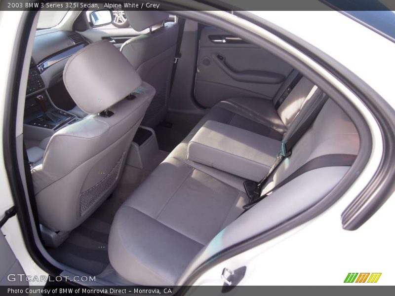 Rear Seat of 2003 3 Series 325i Sedan
