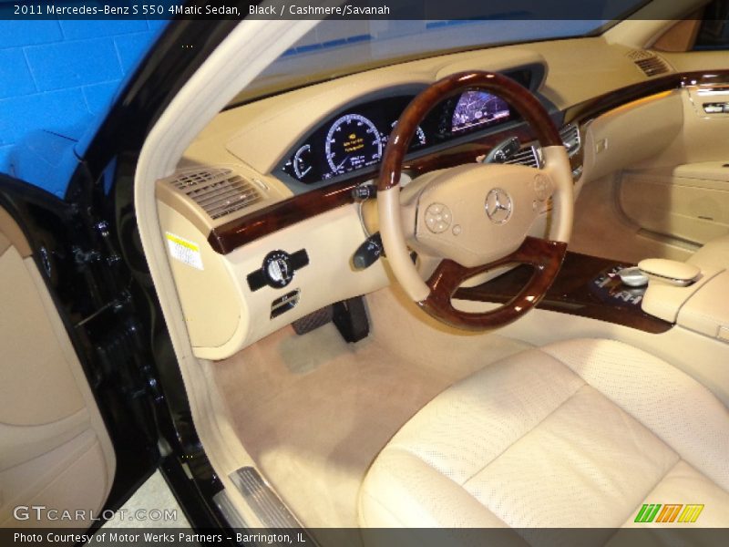 Black / Cashmere/Savanah 2011 Mercedes-Benz S 550 4Matic Sedan
