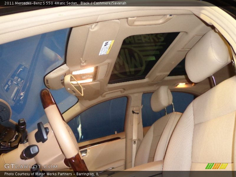 Black / Cashmere/Savanah 2011 Mercedes-Benz S 550 4Matic Sedan