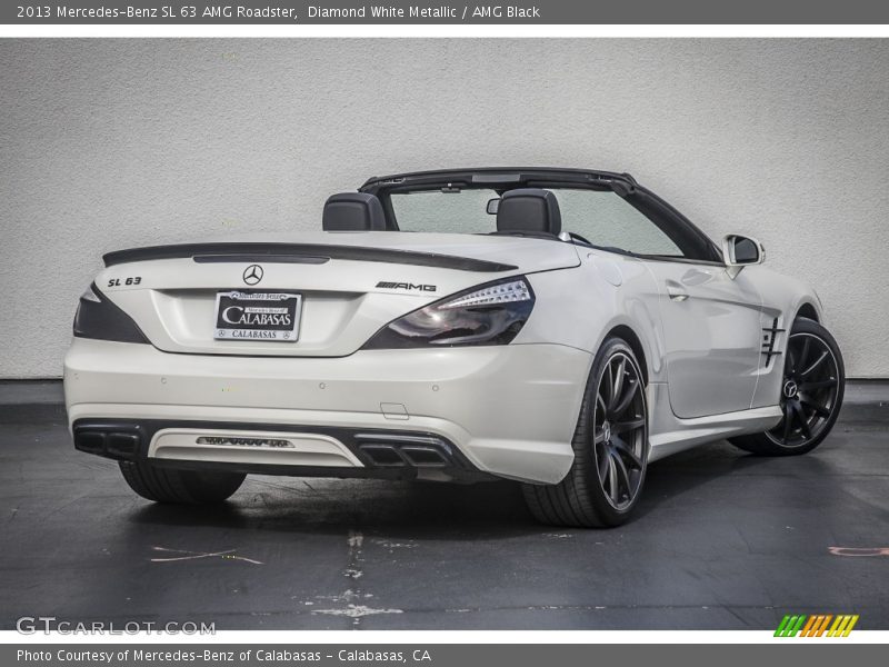 Diamond White Metallic / AMG Black 2013 Mercedes-Benz SL 63 AMG Roadster