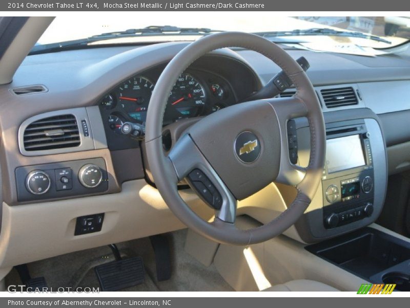 Mocha Steel Metallic / Light Cashmere/Dark Cashmere 2014 Chevrolet Tahoe LT 4x4