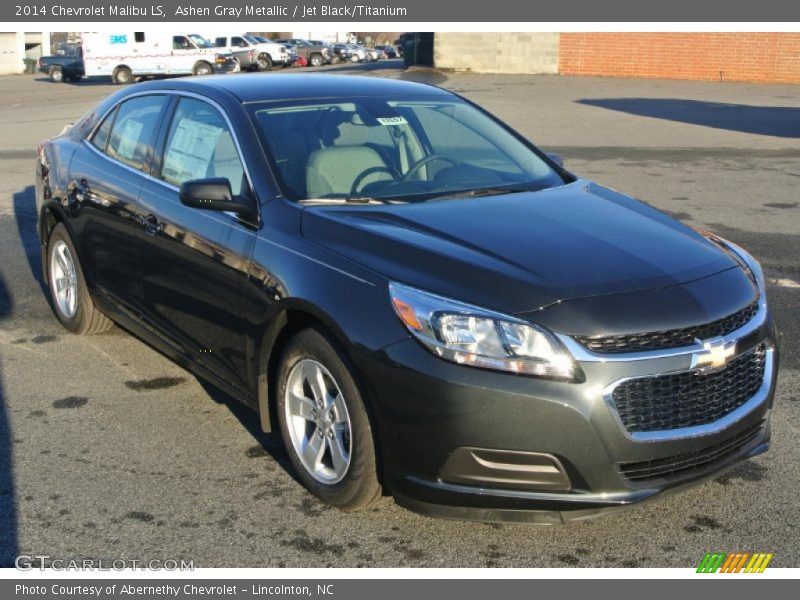Ashen Gray Metallic / Jet Black/Titanium 2014 Chevrolet Malibu LS