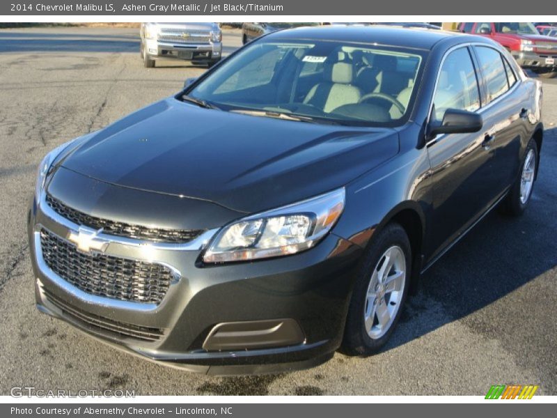 Ashen Gray Metallic / Jet Black/Titanium 2014 Chevrolet Malibu LS