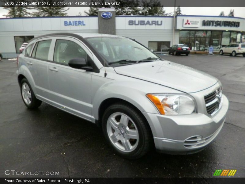 Bright Silver Metallic / Dark Slate Gray 2009 Dodge Caliber SXT