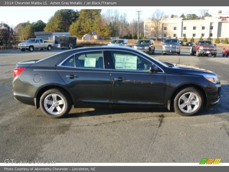 Ashen Gray Metallic / Jet Black/Titanium 2014 Chevrolet Malibu LS
