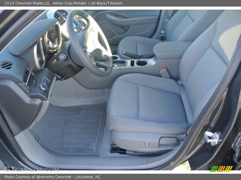 Ashen Gray Metallic / Jet Black/Titanium 2014 Chevrolet Malibu LS
