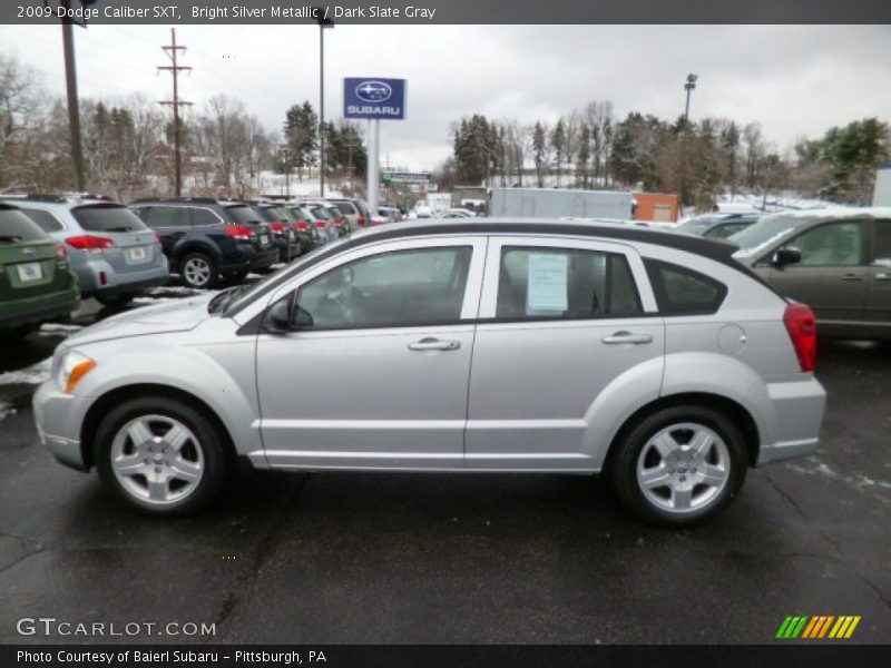 Bright Silver Metallic / Dark Slate Gray 2009 Dodge Caliber SXT