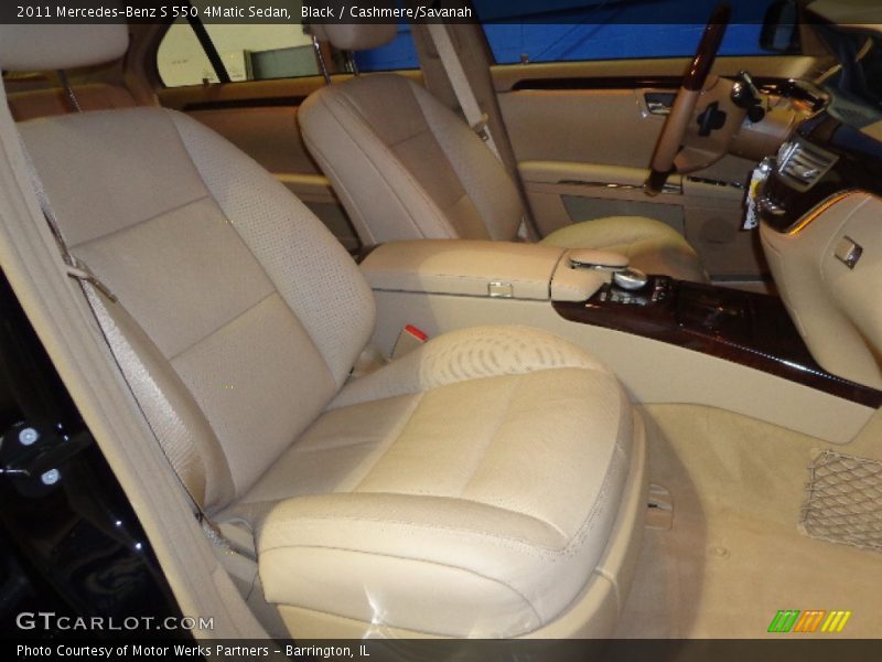 Black / Cashmere/Savanah 2011 Mercedes-Benz S 550 4Matic Sedan