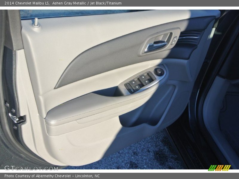 Ashen Gray Metallic / Jet Black/Titanium 2014 Chevrolet Malibu LS