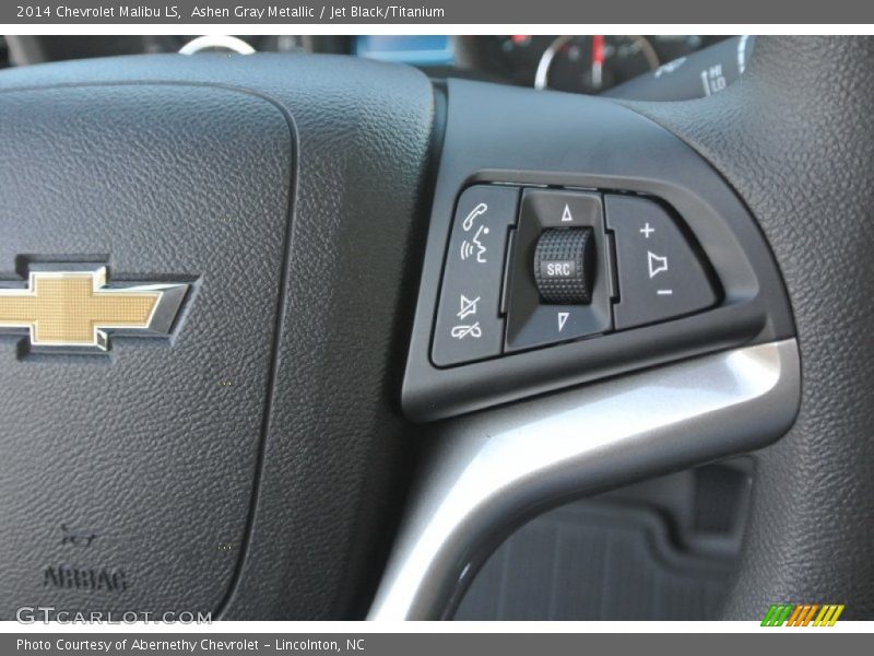 Ashen Gray Metallic / Jet Black/Titanium 2014 Chevrolet Malibu LS