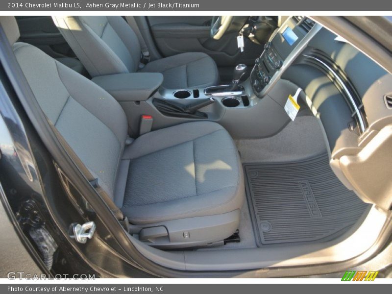 Ashen Gray Metallic / Jet Black/Titanium 2014 Chevrolet Malibu LS