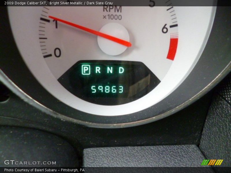 Bright Silver Metallic / Dark Slate Gray 2009 Dodge Caliber SXT