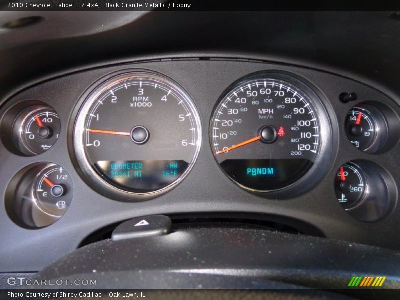 Black Granite Metallic / Ebony 2010 Chevrolet Tahoe LTZ 4x4