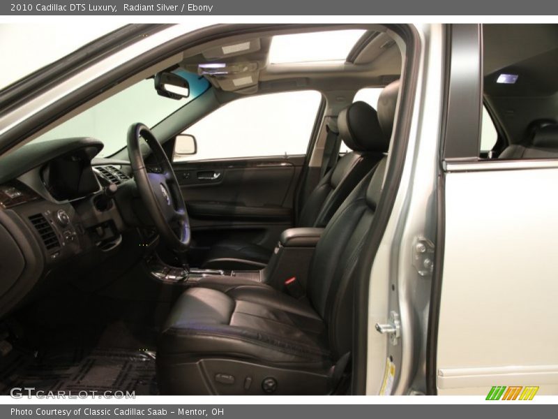 Front Seat of 2010 DTS Luxury